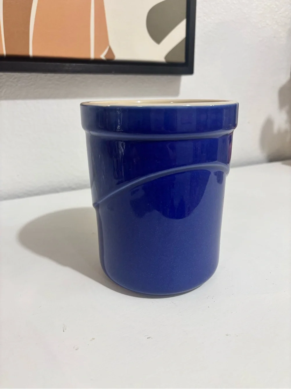 Le Creuset Cobalt Blue Utensil Holder 6